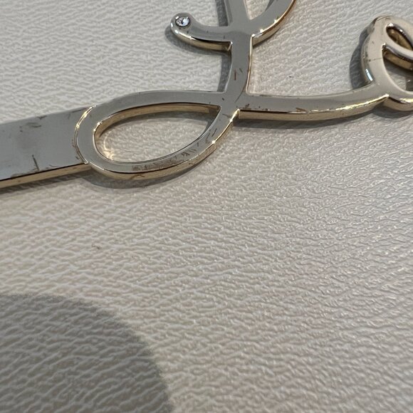 Charlotte Olympia White Leather LOVE Clutch - Picture 6 of 6